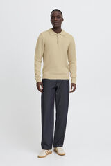 Blend Polo de malha    bege