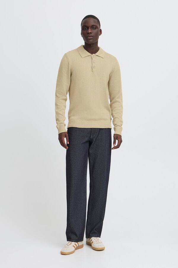 Blend Polo de malha    bege