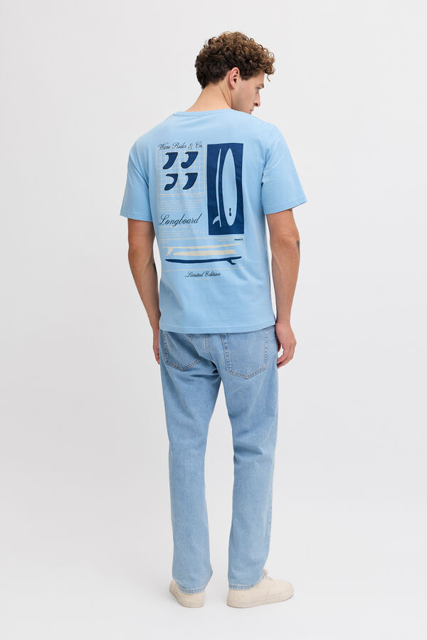 JJ REBEL Camiseta relaxed fit azul