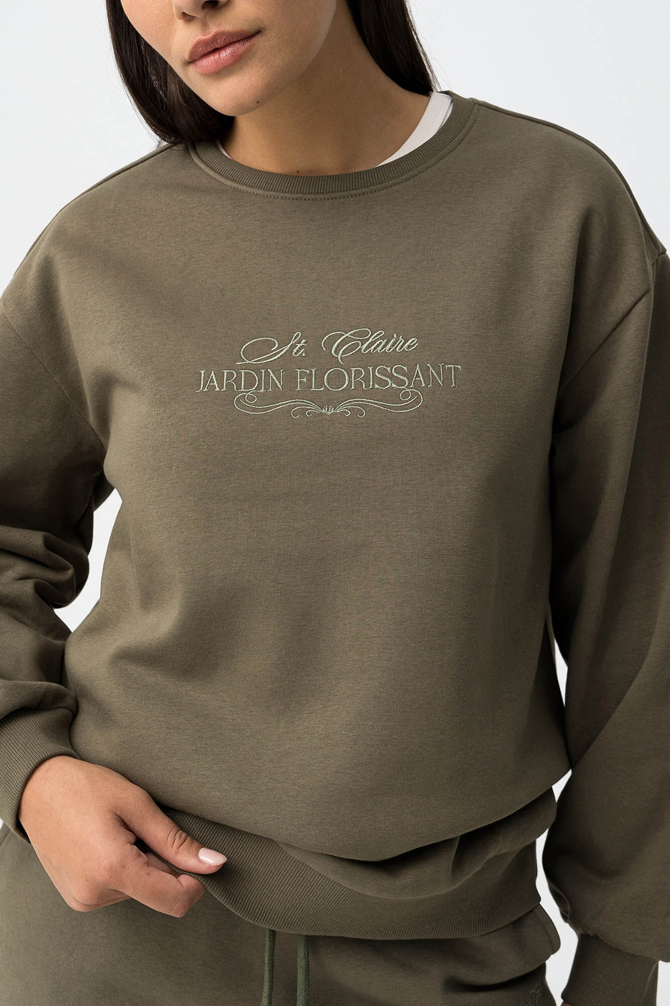 Tiffosi Sweatshirt com bordado frontal
