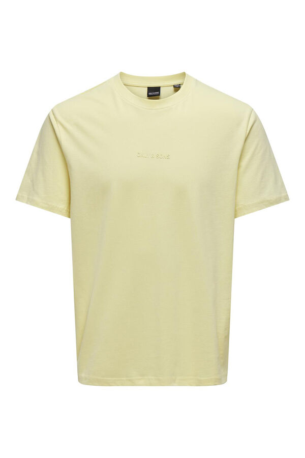 Only & Sons Camiseta manga corta amarillo