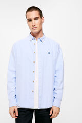 Springfield Camisa oxford azul