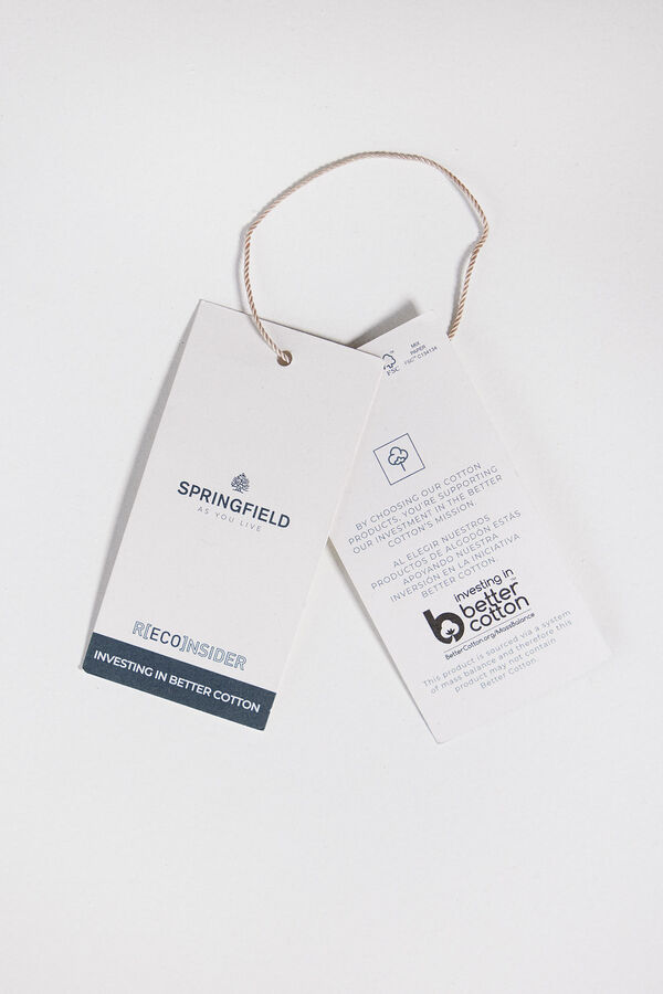 Springfield Camiseta &eacute;tnica azul