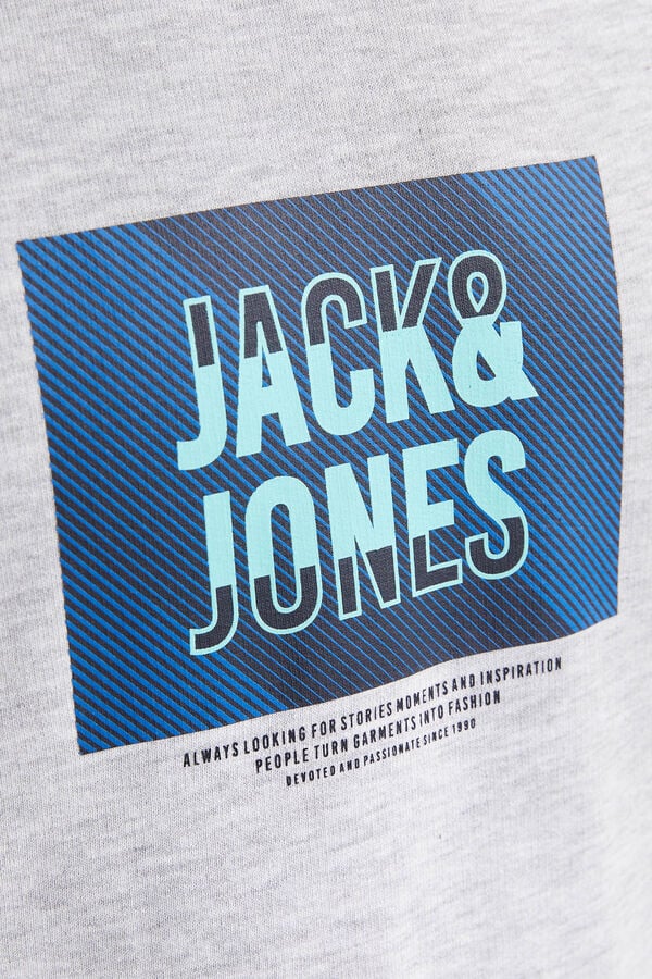 Jack & Jones Sweatshirt de ajuste padr&atilde;o branco