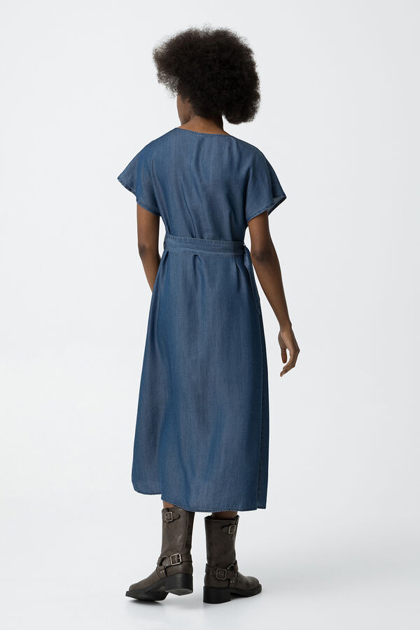 Tiffosi Vestido Denim azul