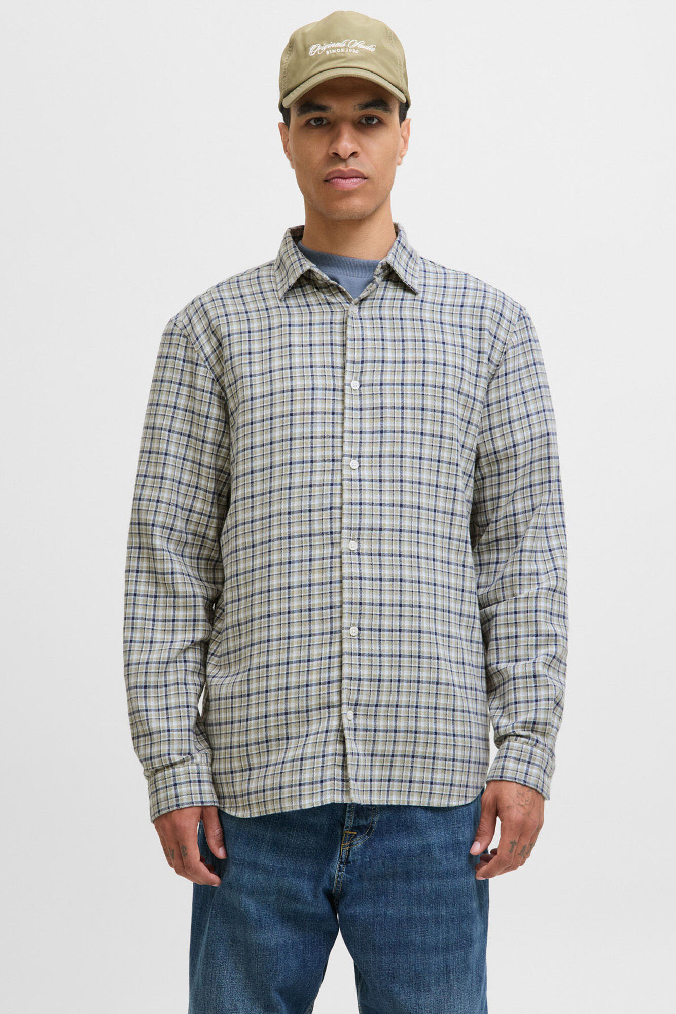 Jack & Jones Camisa franela cuadros