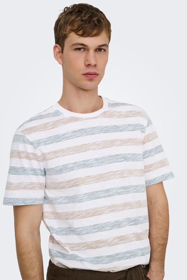 Only & Sons T-shirt de manga curta branco