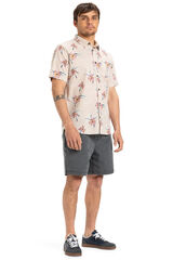 Quiksilver Apero Classic - Camiseta masculina de manga curta rosa