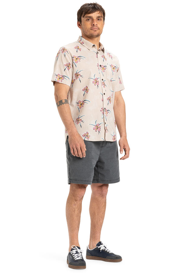 Quiksilver Apero Classic - Camiseta masculina de manga curta rosa