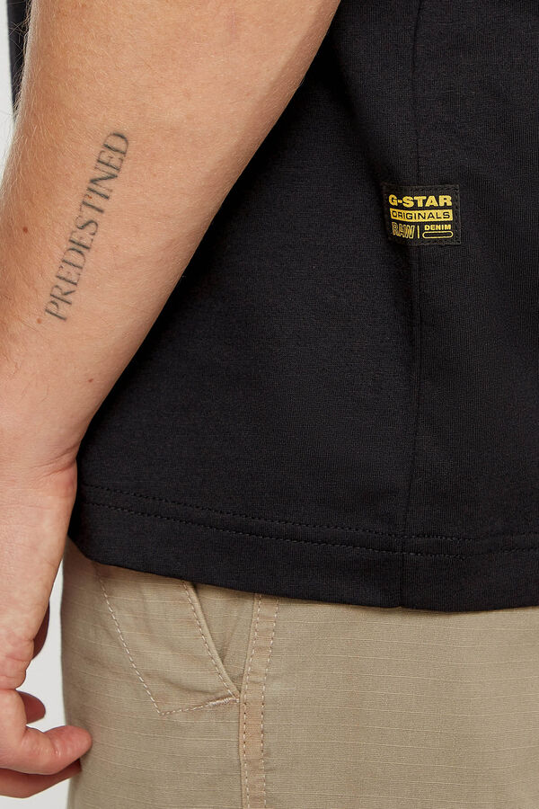 G-STAR Camiseta de manga corta negro