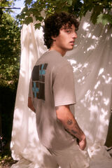 Springfield Camiseta parche "Roots Studio" nude
