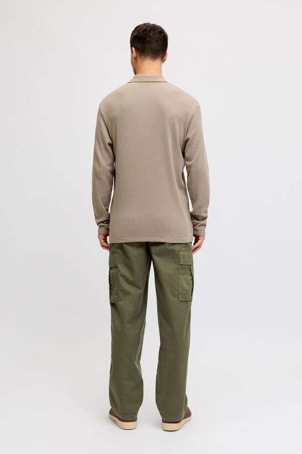 JJ REBEL Cal&ccedil;a cargo 100% algod&atilde;o verde