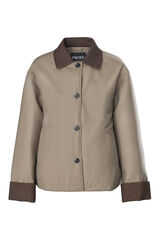 Pieces Jaqueta contrastante  cinzento