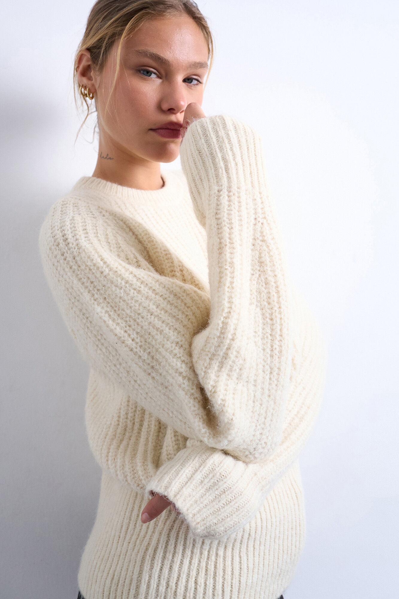 Topshop Jersey de punto de manga larga