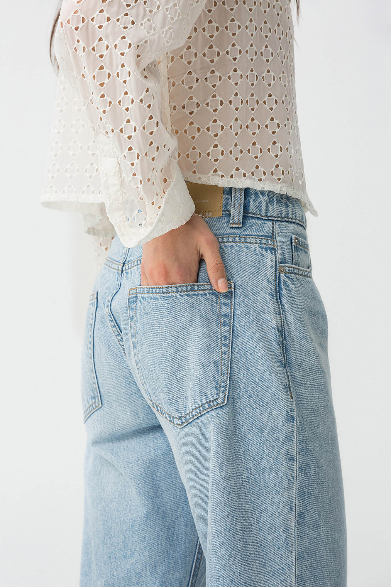 Tiffosi Cal&ccedil;a Jeans Reta Cropped Solange