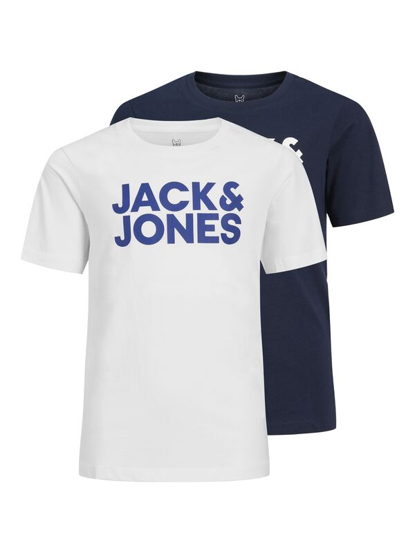 Jack & Jones Junior Pack 2 camisetas azul