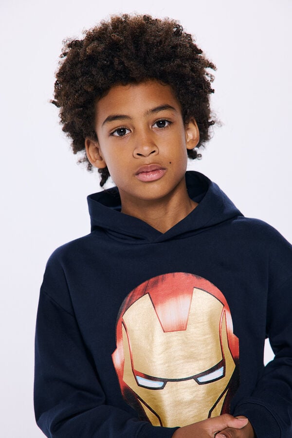 Springfield Kids Sweatshirt do capuz azul