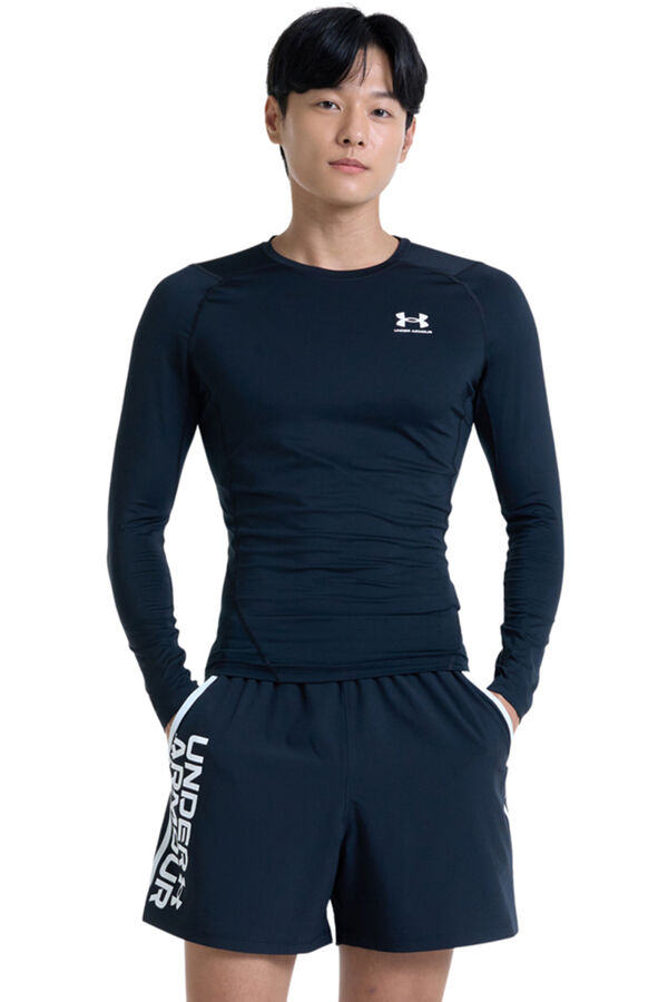 Under Armour Camiseta masculina de manga comprida preto