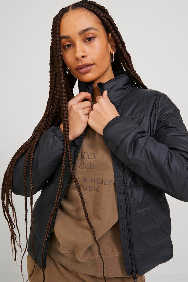 Jack & Jones Plum&iacute;fero corto acolchado negro