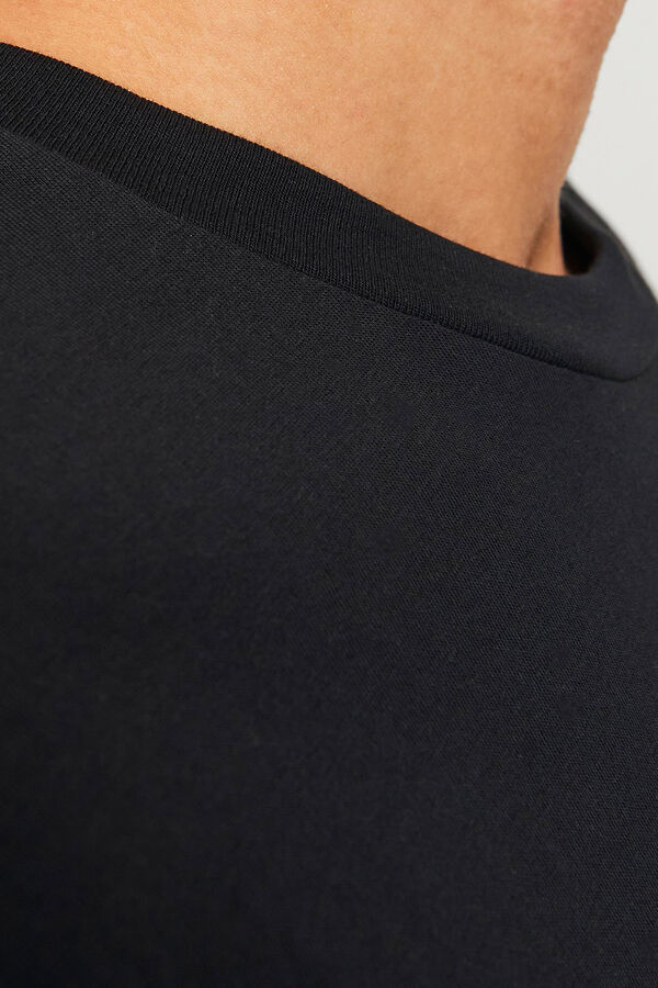 Jack & Jones Camiseta relaxed fit logo negro