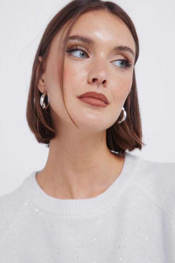 Springfield Jersey lentejuelas nude