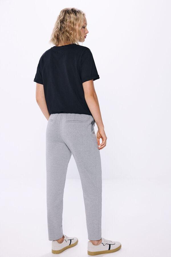 Springfield Pantal&oacute;n jogger punto circular gris