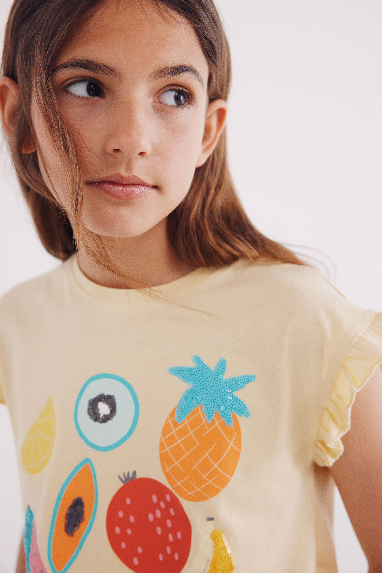 Springfield Kids T-shirt de lantejoulas para menina