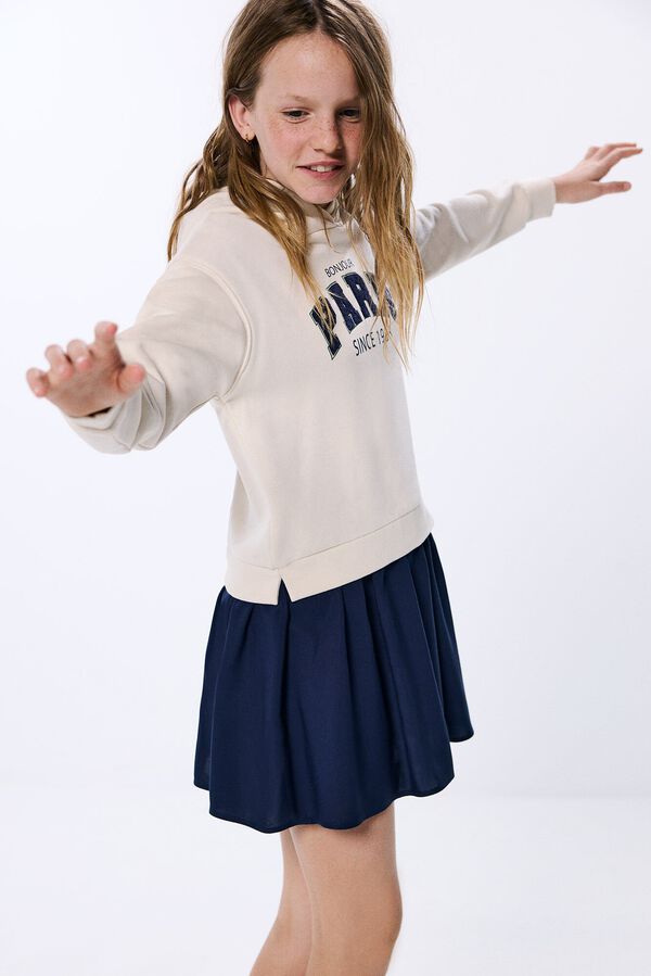 Springfield Kids Vestido combinado de menina azul