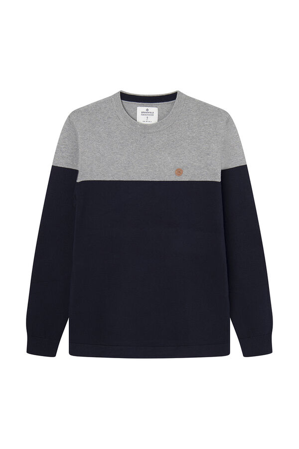 Springfield Jersey b&aacute;sico block azul