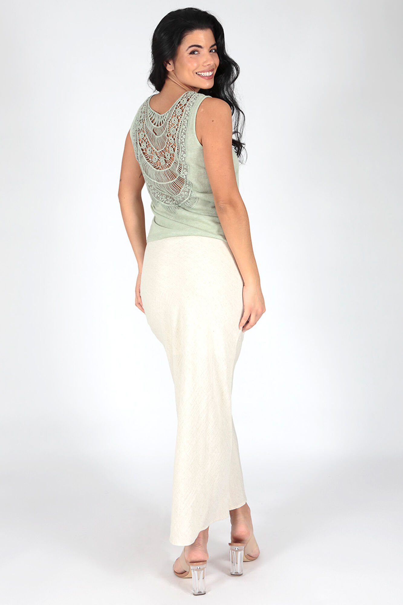 Brave Soul Saia comprida com forro