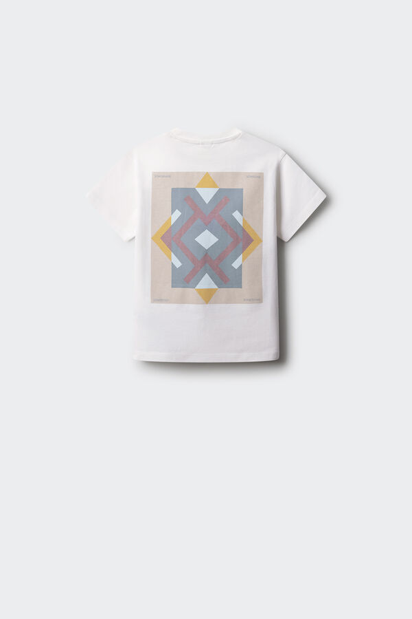 Springfield Kids Camiseta trival ni&ntilde;o marfil