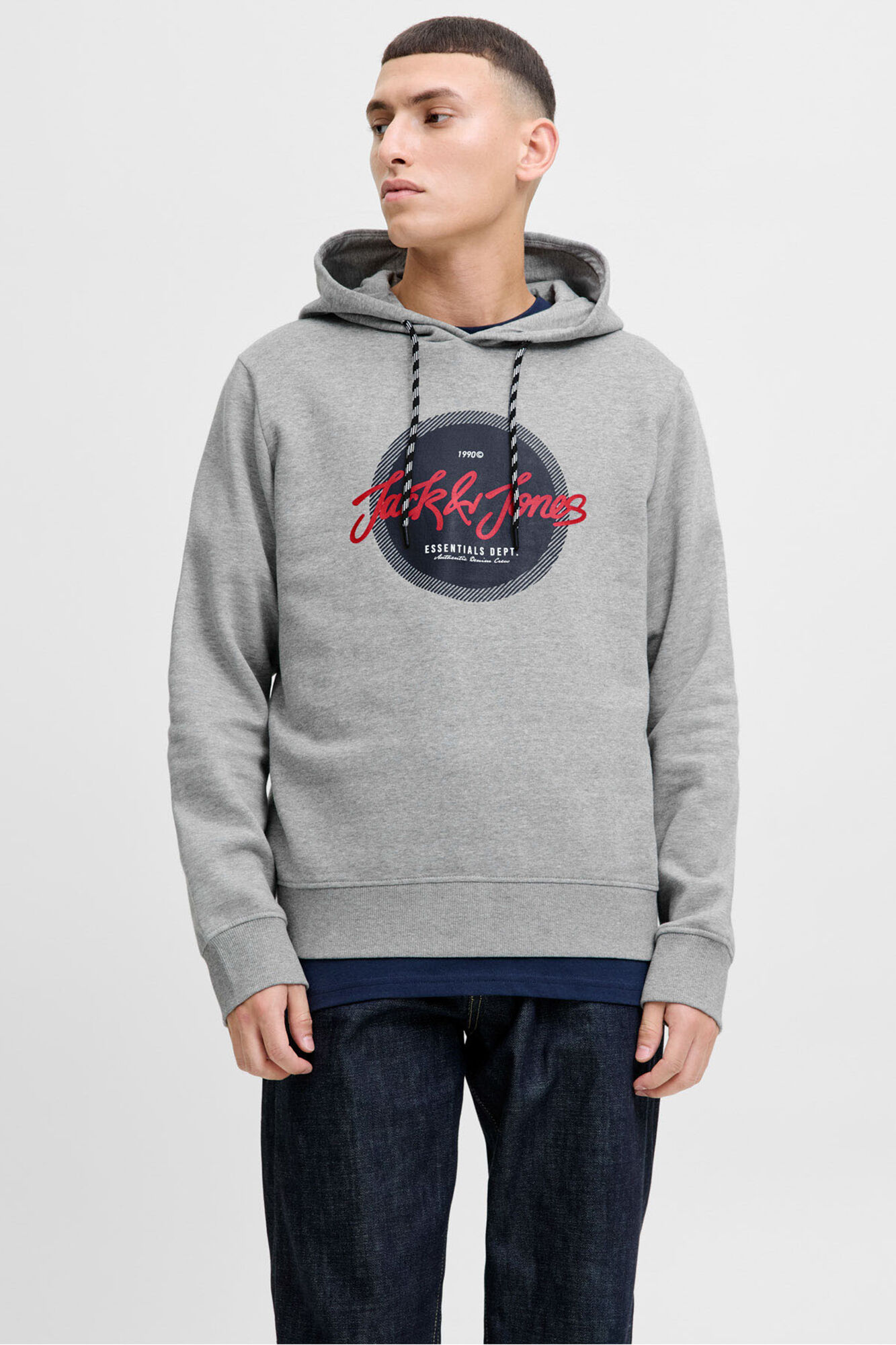 Jack & Jones Sudadera logo con capucha