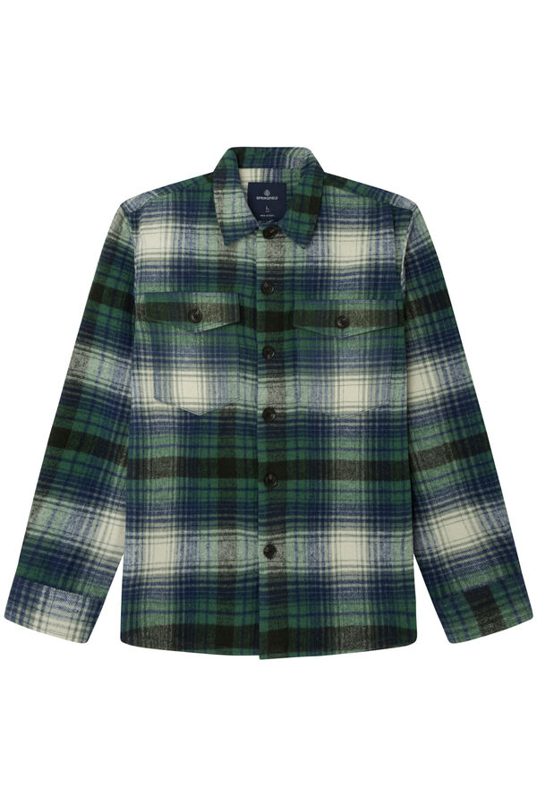 Springfield Sobrecamisa xadrez verde