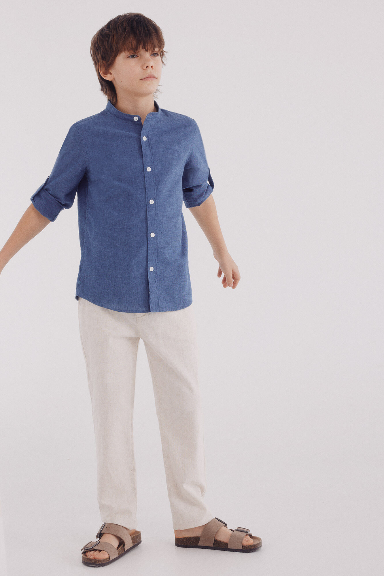 Springfield Kids Camisa lino ni&ntilde;o