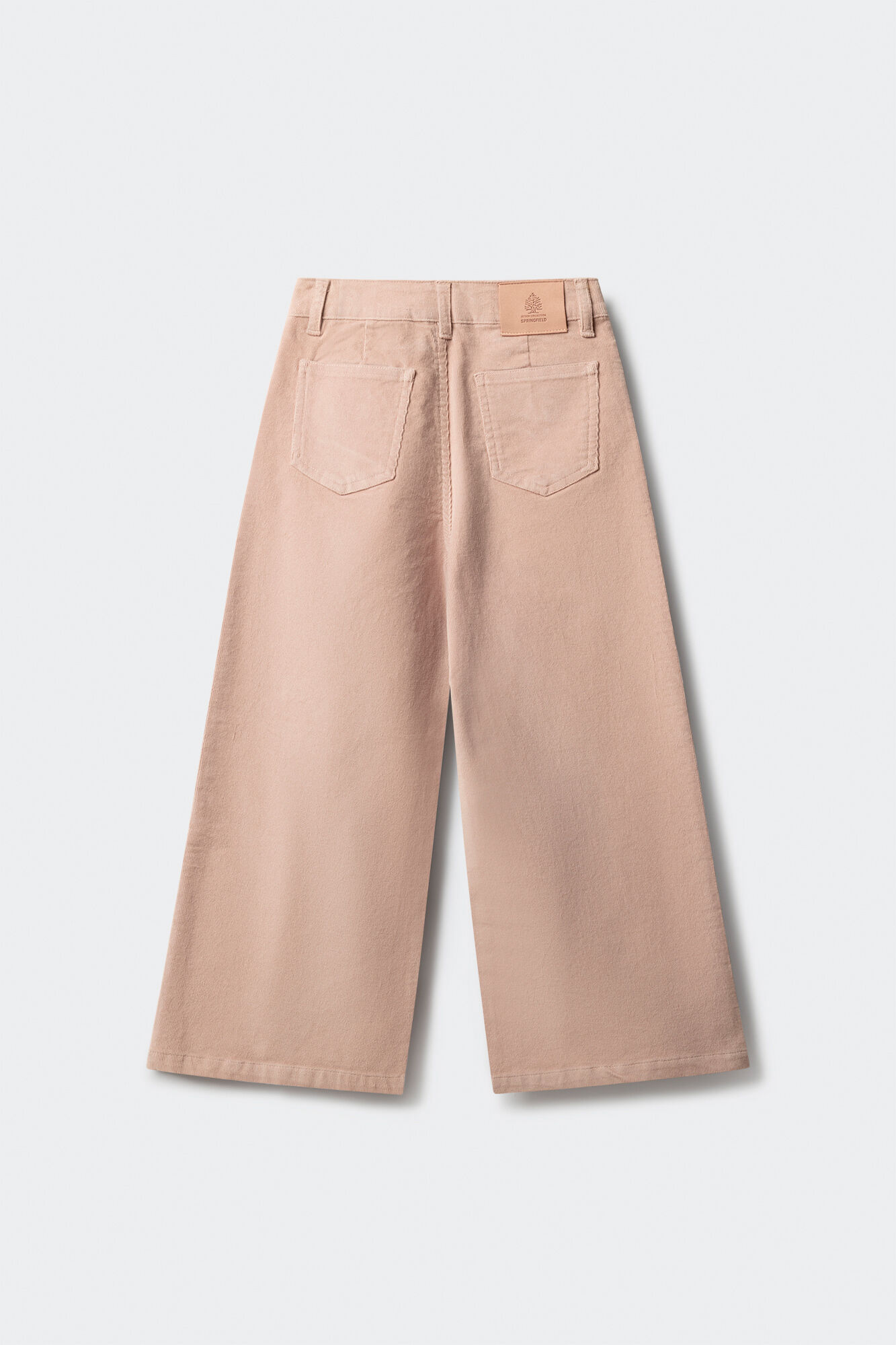 Springfield Kids Cal&ccedil;a culotte de microveludo cotel&ecirc; para meninas