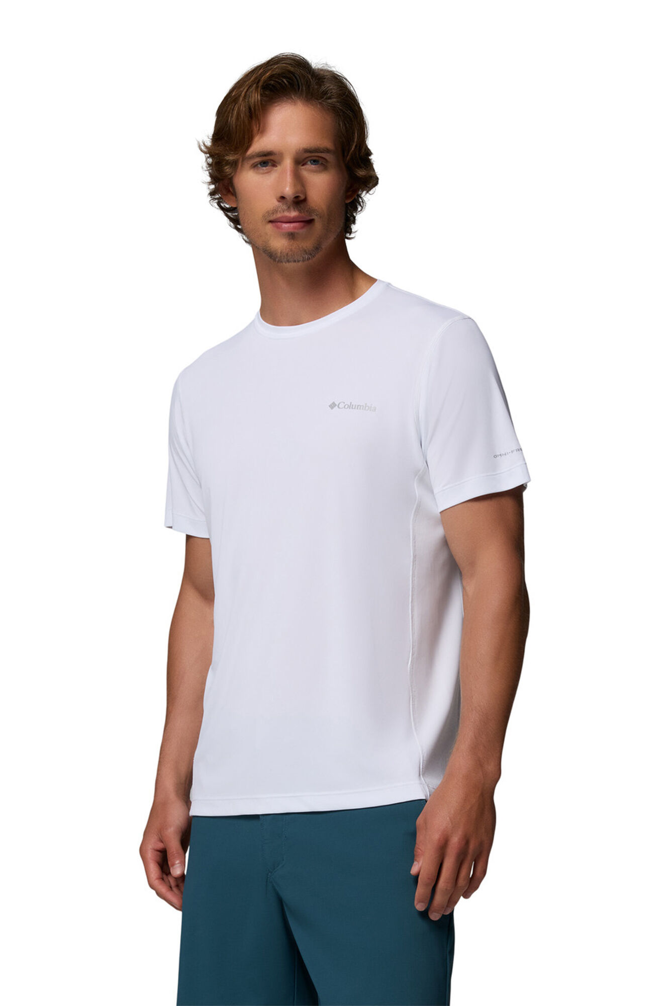 Columbia T-shirt t&eacute;cnica de manga curta e gola redonda