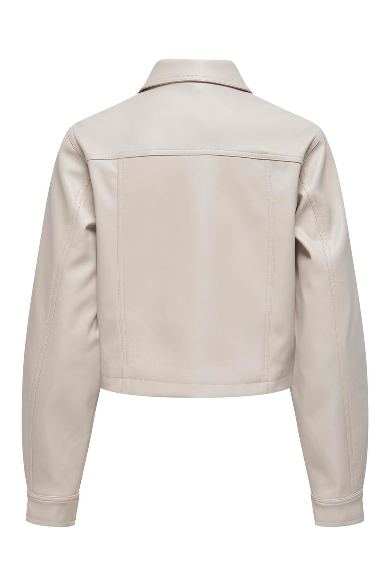 Only Chaqueta de polipiel con botones