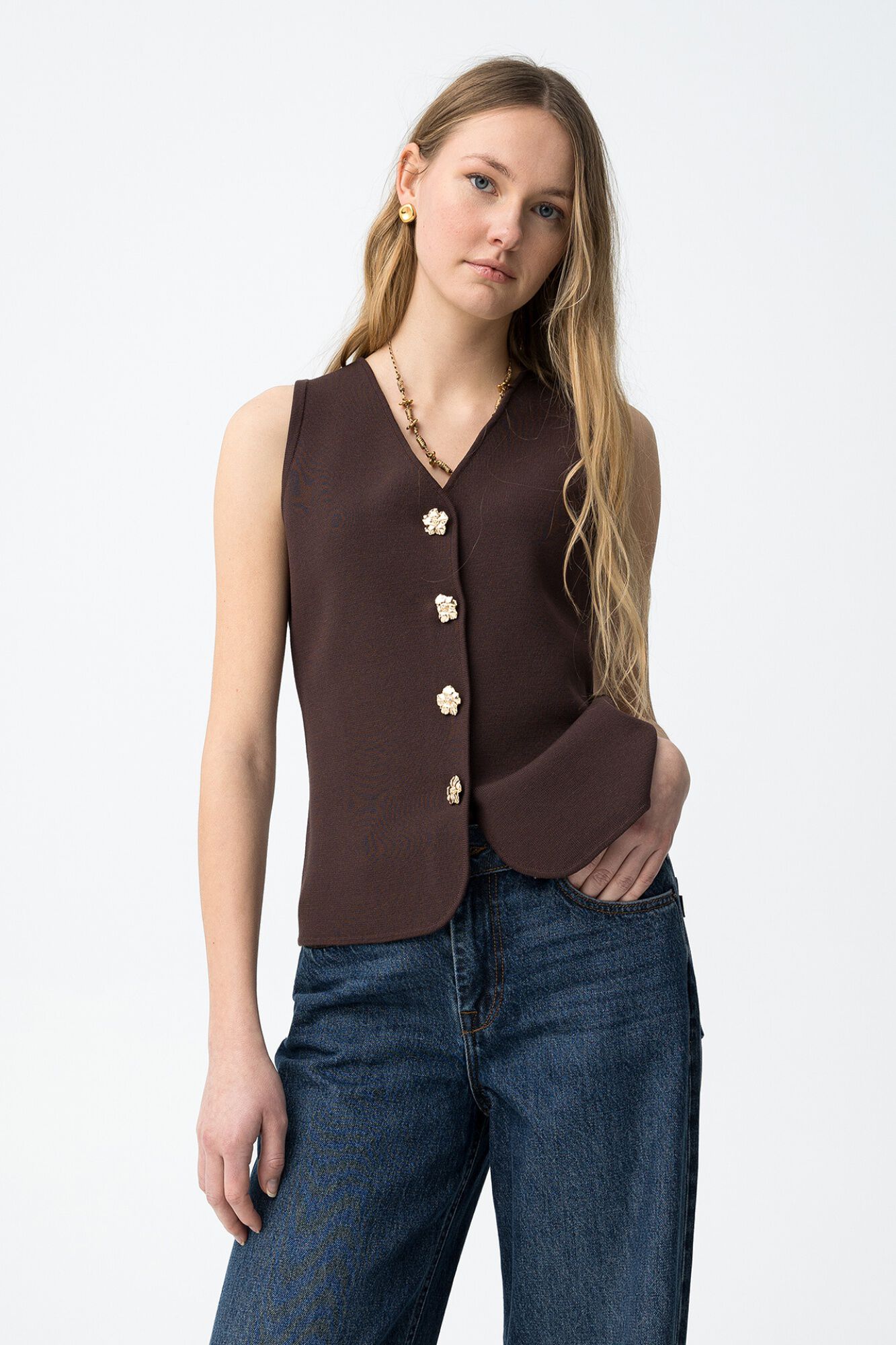 Tiffosi Camisa slim com bot&otilde;es