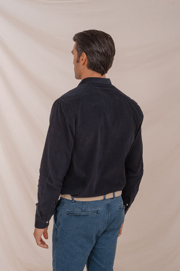 Celopman Camisa Micropana azul