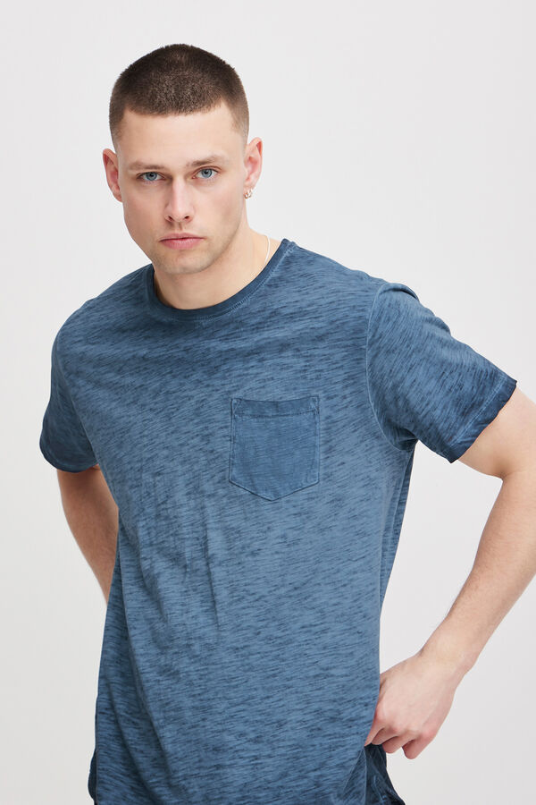 Blend Camiseta Manga Corta azul