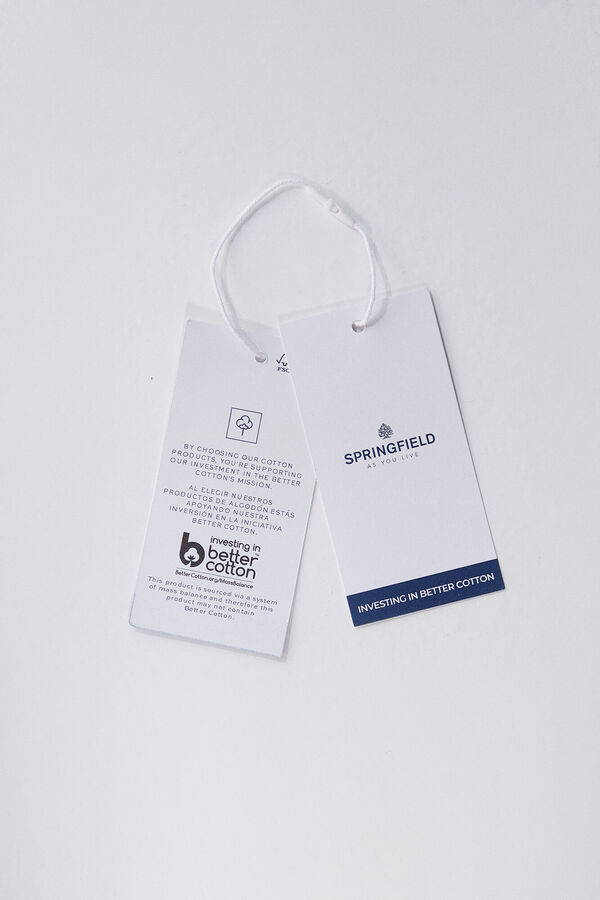 Springfield Camiseta "Paradise" blanco