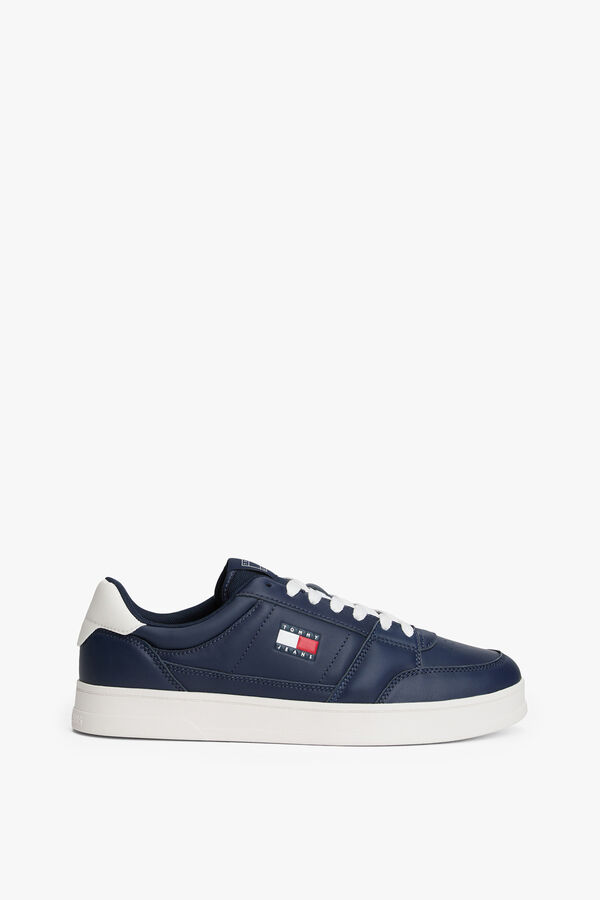 Tommy Jeans Zapatilla Tommy Jeans azul marino con bandera azul