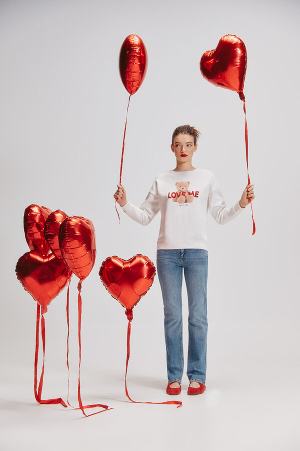 Springfield Sweatshirt "Me ame" estampado