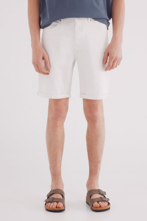 Springfield Bermuda color lavada slim fit estampado