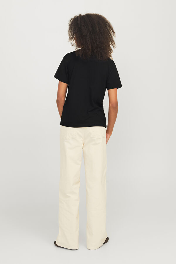 Jack & Jones Camiseta b&aacute;sica con estampa negro
