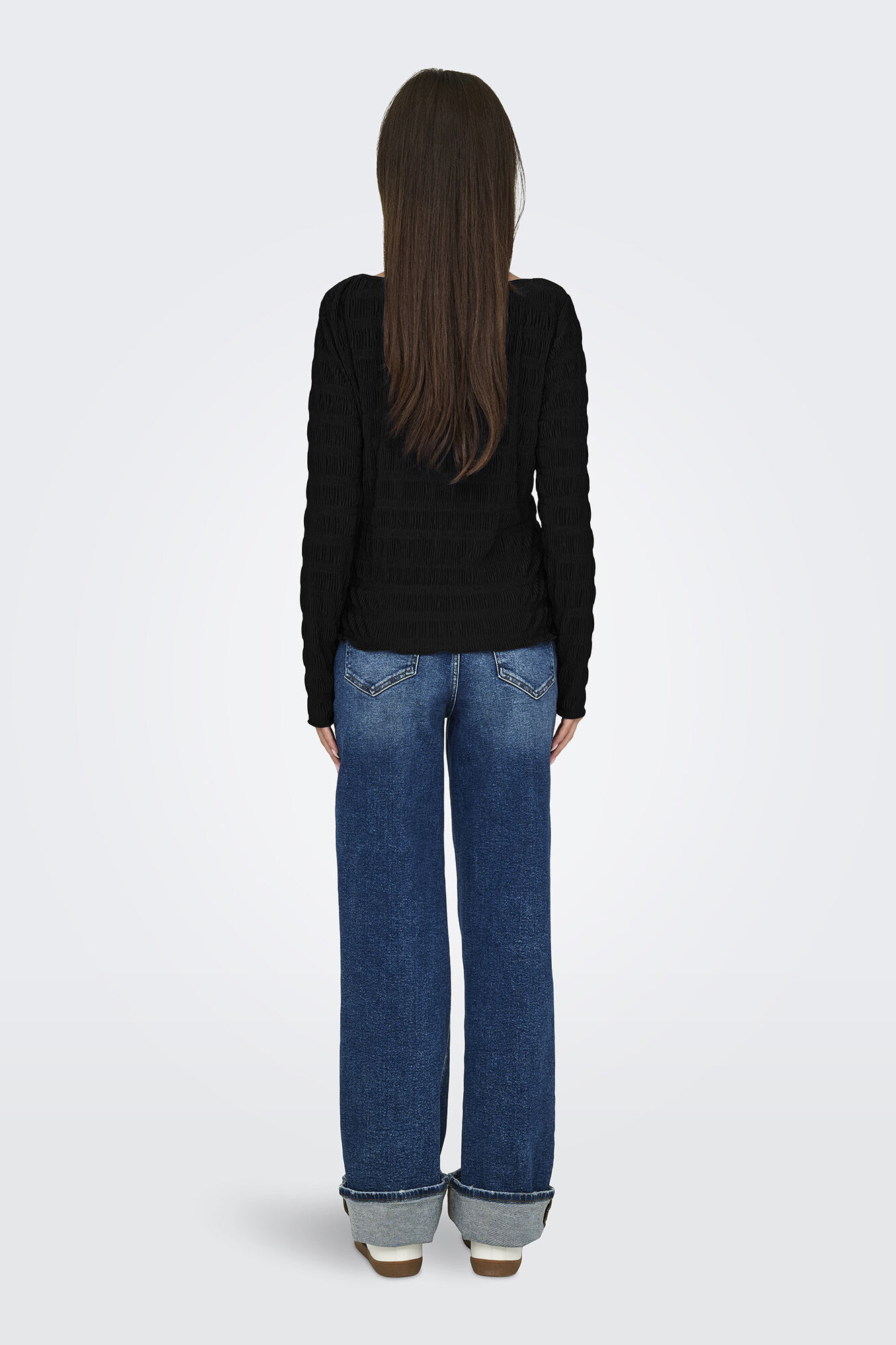 JDY Top de manga comprida