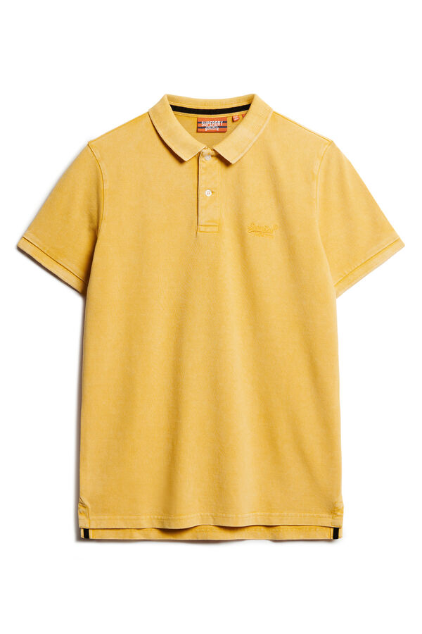Superdry Polo Destroyed amarillo