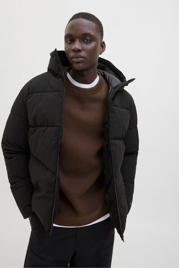 Jack & Jones Chaqueta puffer corta negro