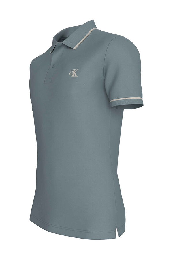 CK Jeans Polo de manga curta cinzento
