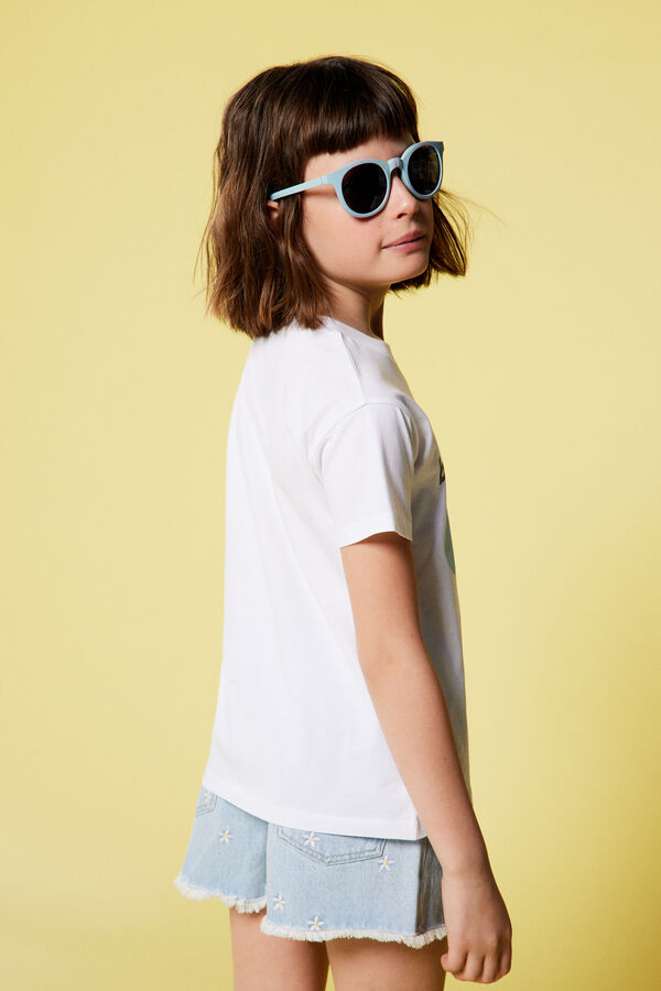 Springfield Kids T-shirt "Smiley" de menina estampado